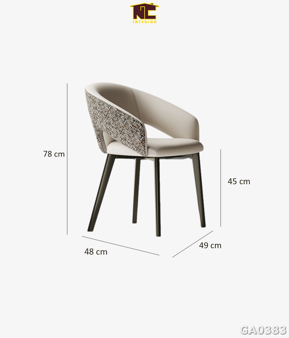 Kích thước của ghế