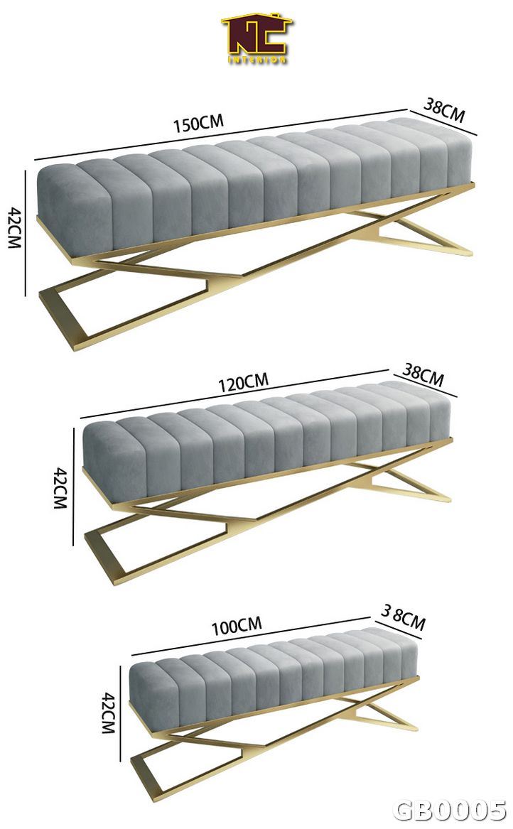Ghe bench phong cach hien dai GB0005 01