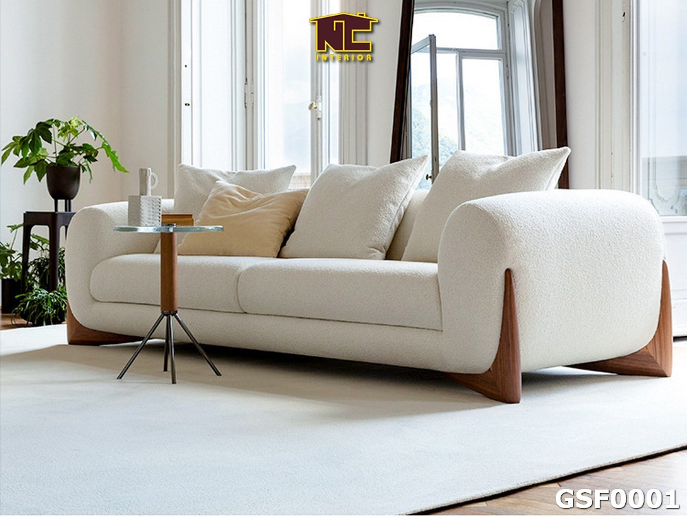 Sofa nỉ phong cách hiện đại GSF0001