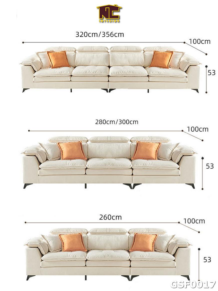 Kích thước của sofa