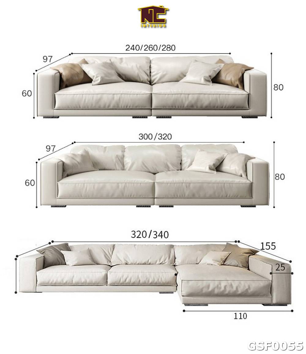 Ghe sofa da phong cach hien dai GSF0055 03