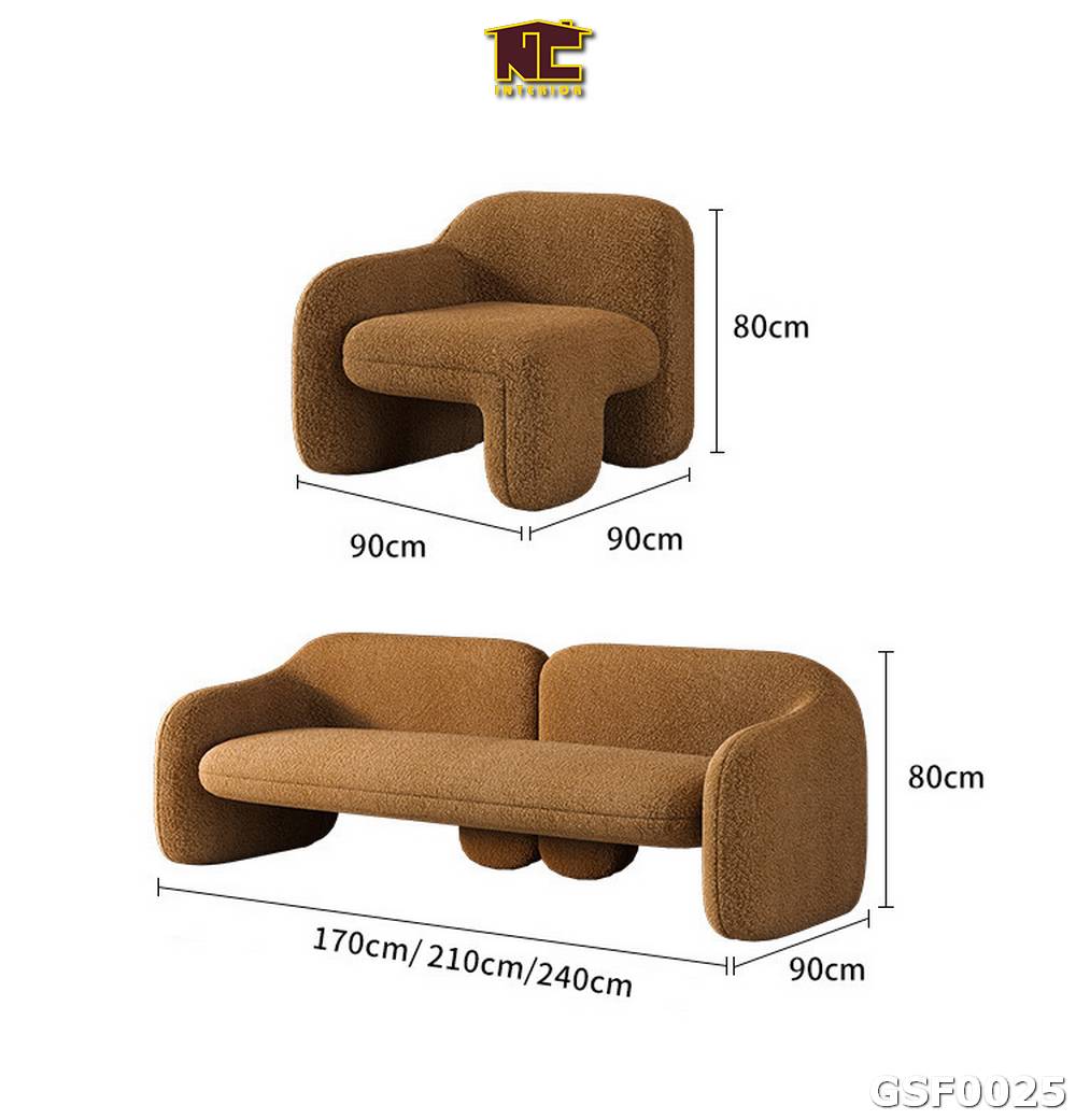 Ghe sofa ni phong cach hien dai GSF0025 02