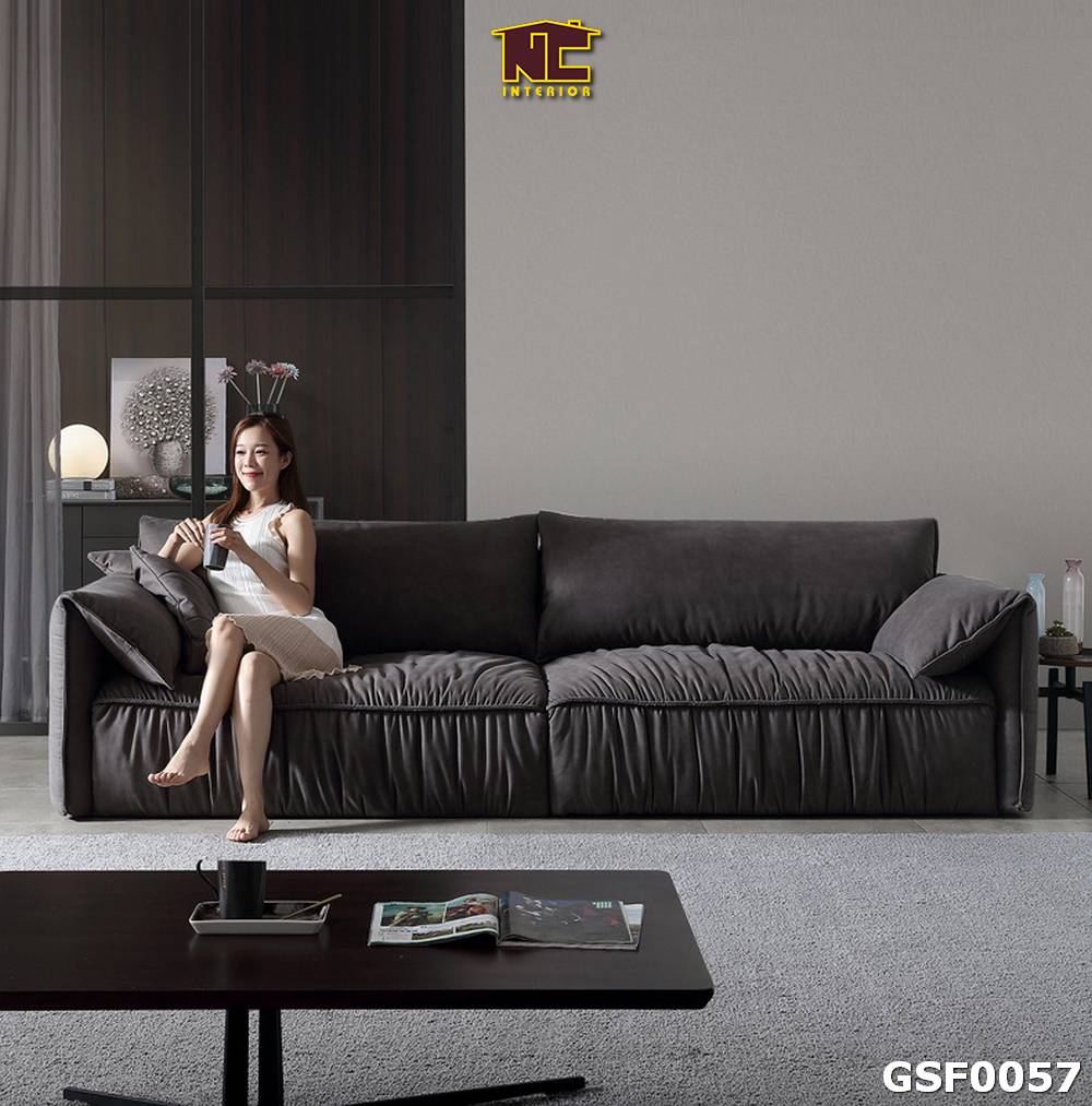 Ghe sofa ni phong cach hien dai GSF0057 01