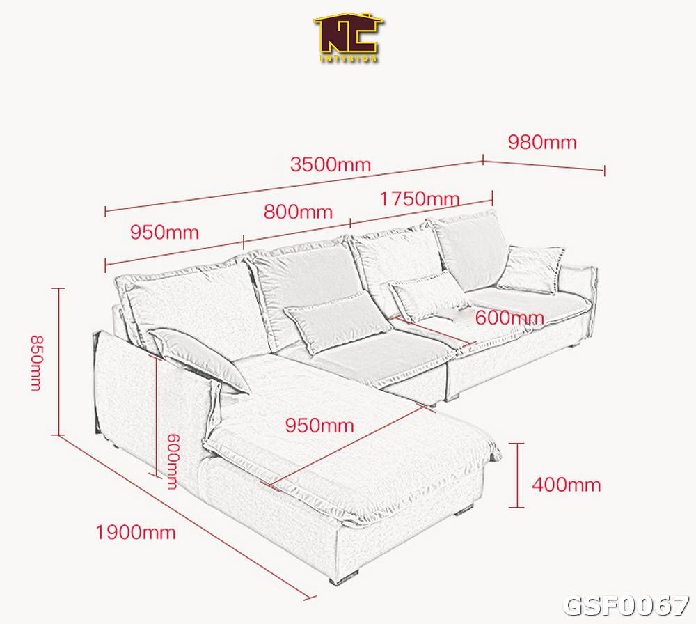 Ghe sofa ni phong cach hien dai GSF0067 05