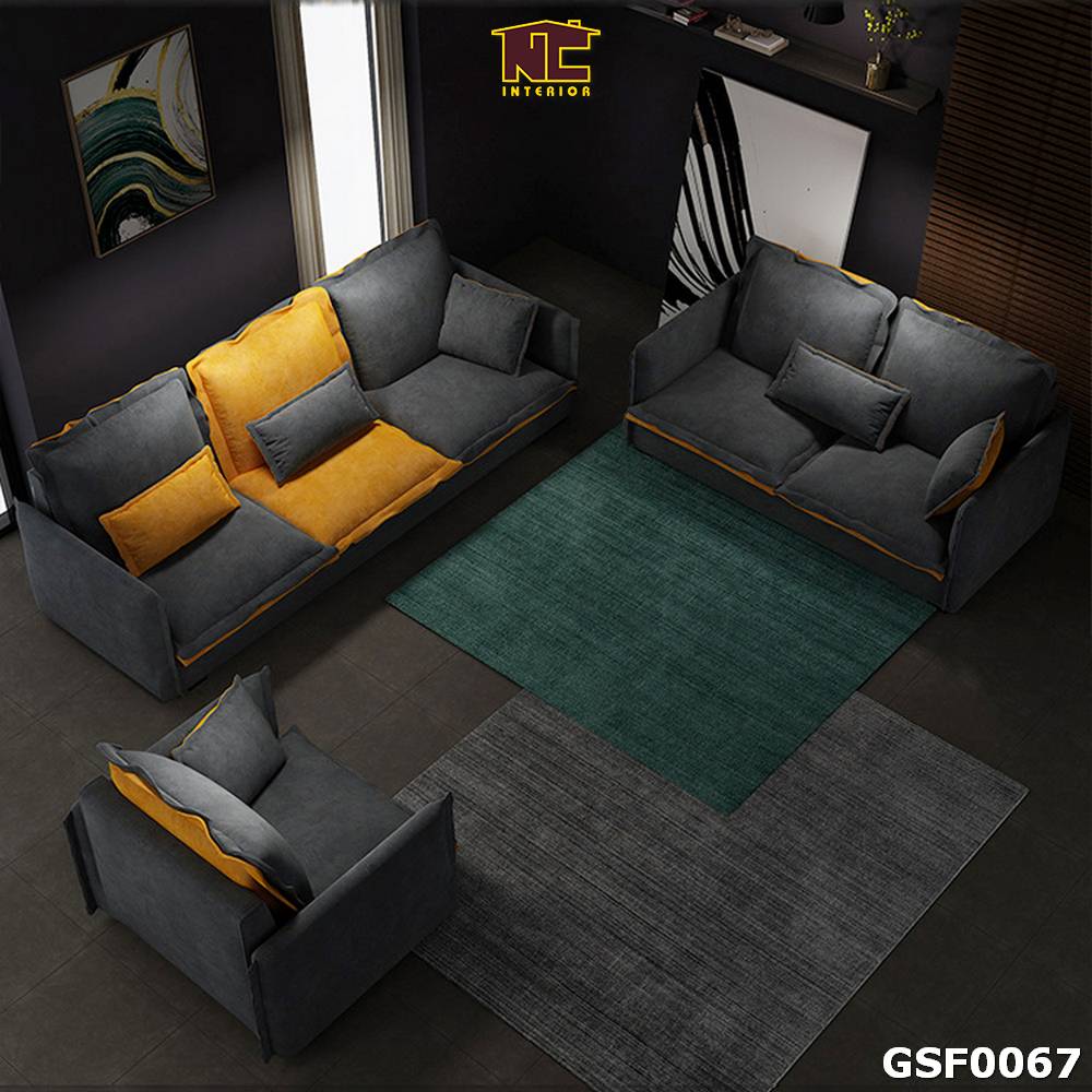 Ghe sofa ni phong cach hien dai GSF0067 06