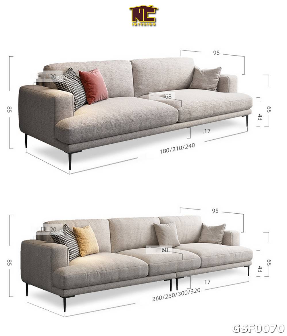 Ghe sofa ni phong cach hien dai GSF0070 03