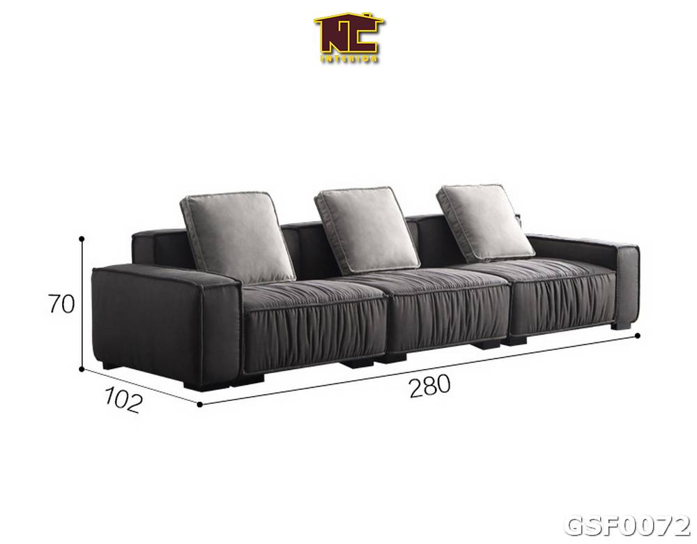 Ghe sofa ni phong cach hien dai GSF0072 06