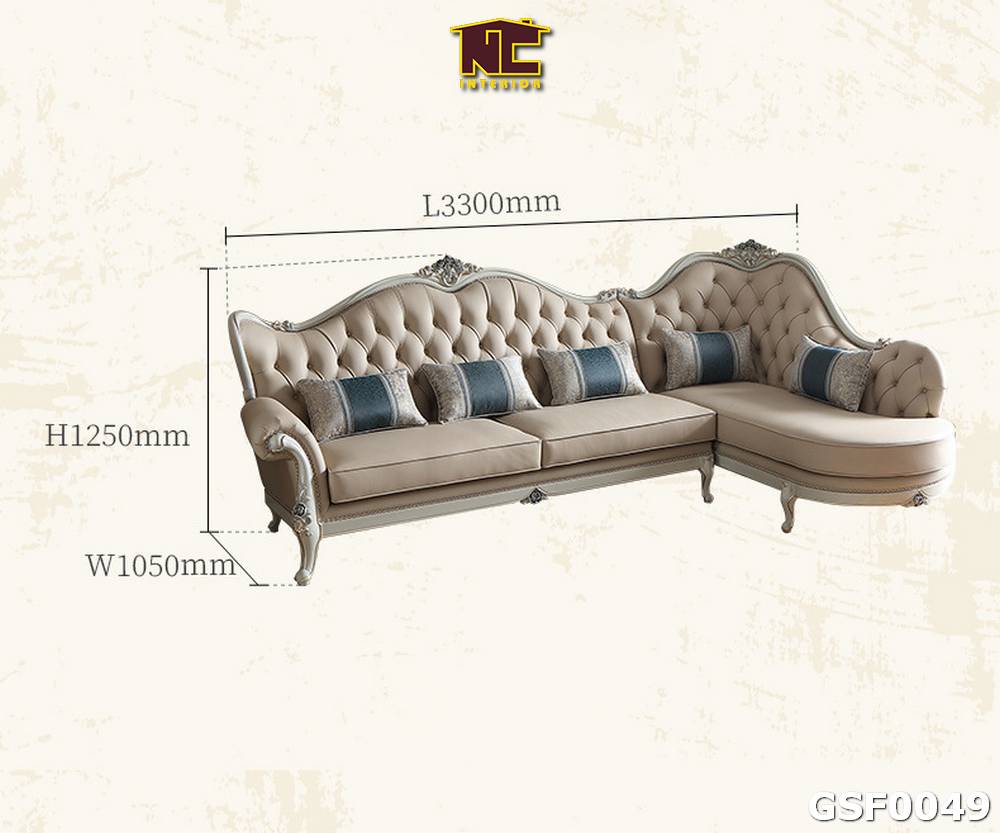 Ghe sofa phong cach tan co dien GSF0049 03