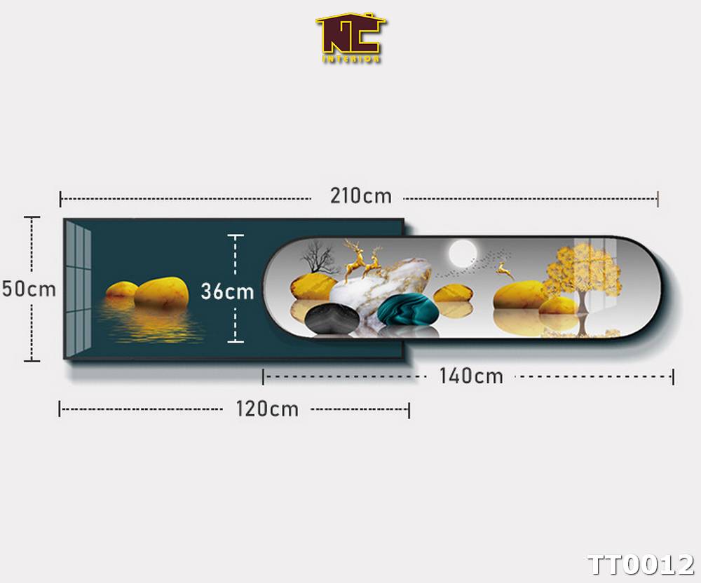 Tranh dai trang tri phong khach TT0012 03