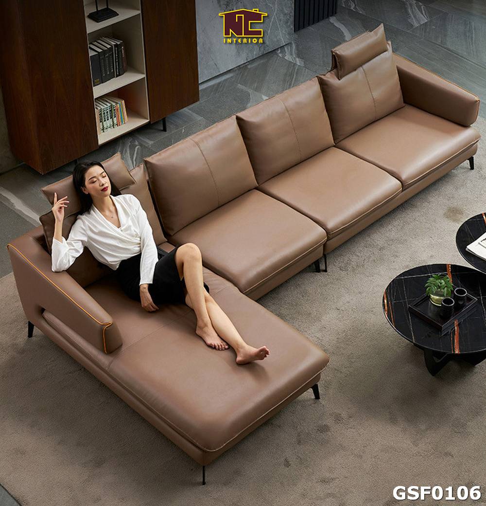 Ghe sofa da phong cach hien dai GSF0106 03