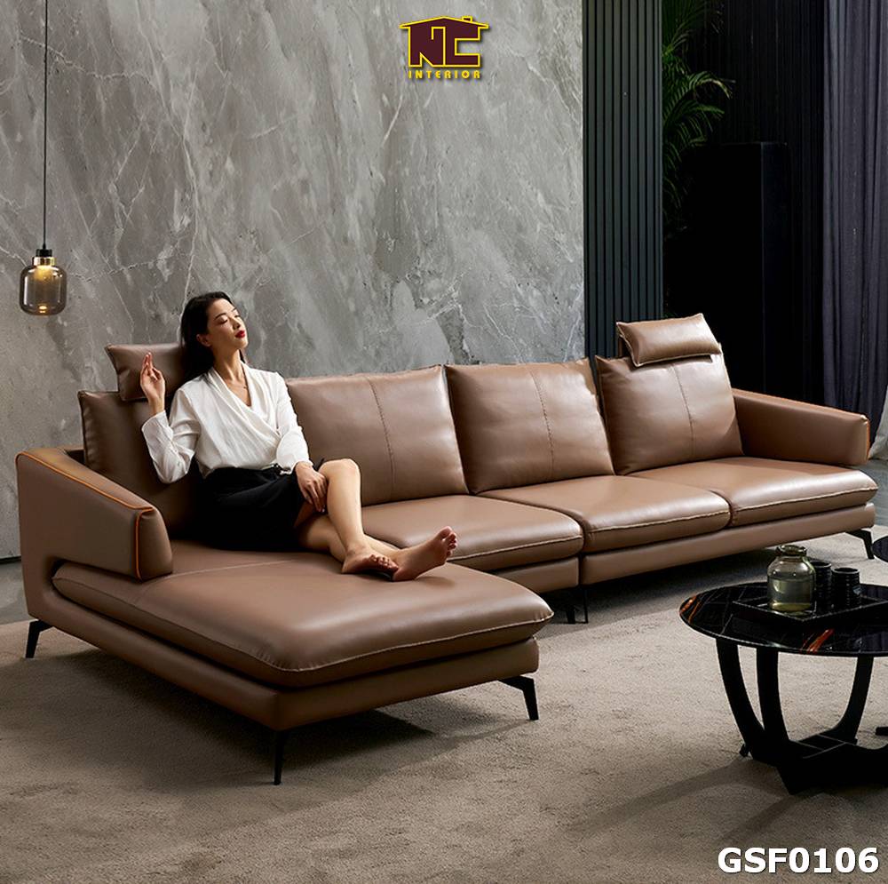 Ghe sofa da phong cach hien dai GSF0106 06