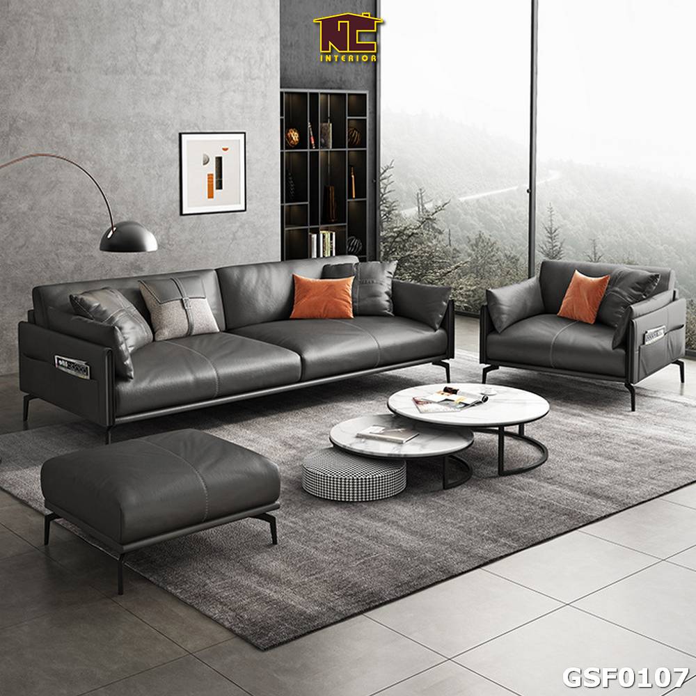 Ghe sofa da phong cach hien dai GSF0107 06