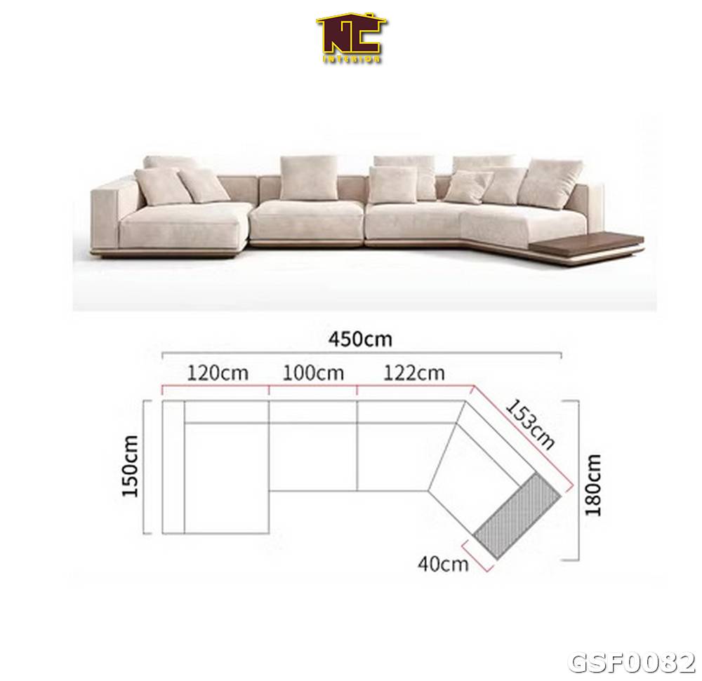 Ghe sofa ni phong cach hien dai GSF0082 05