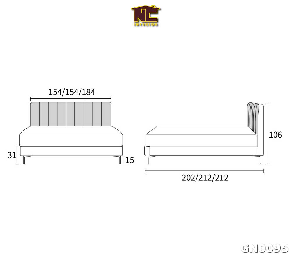 Giuong ngu phong cach hien dai GN0095 04