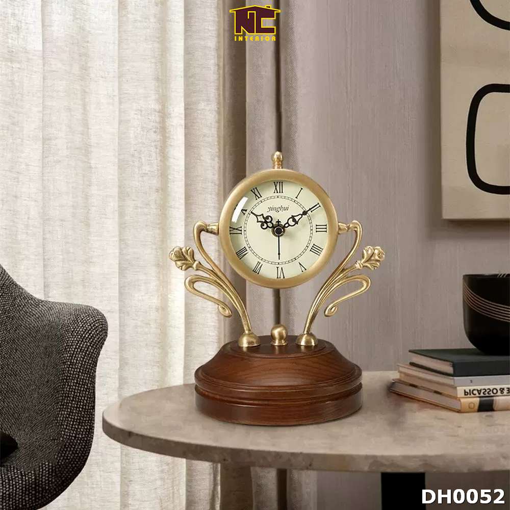 Đồng hồ để bàn decor trang trí nội thất DH0052