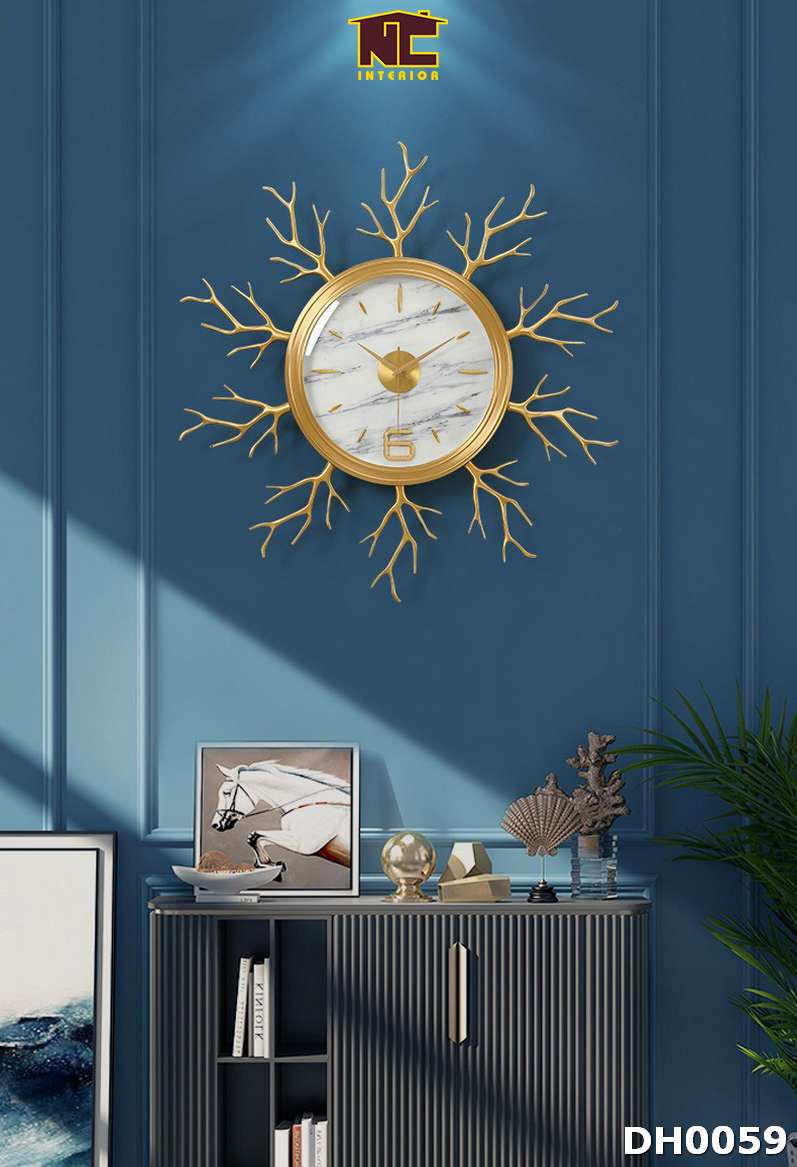 Đồng hồ treo tường decor trang trí nội thất DH0059