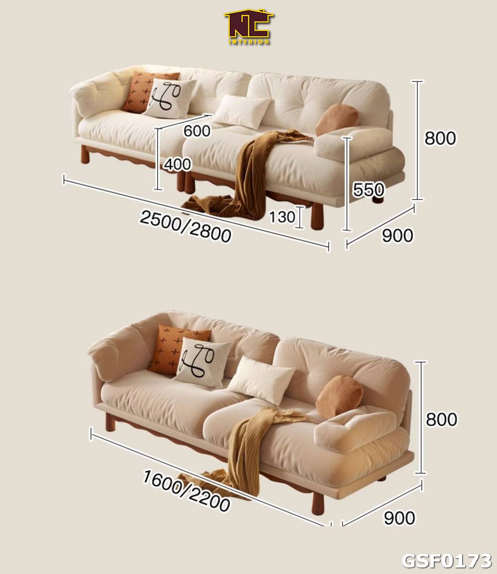 Ghe sofa ni phong cach hien dai GSF0173 03