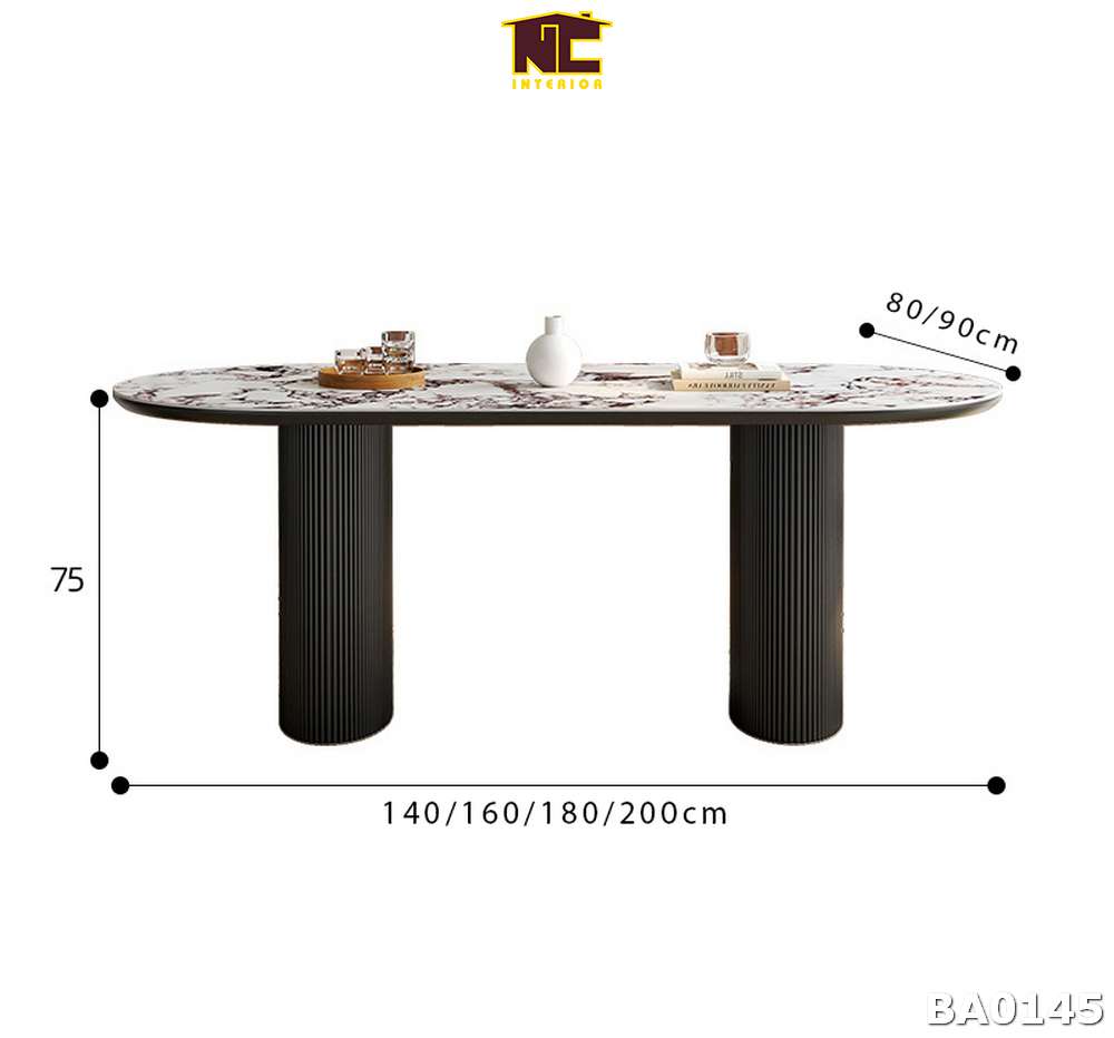 Kích thước của bàn ăn