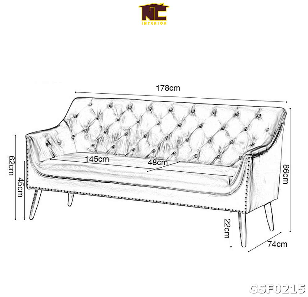 Ghe sofa da phong cach hien dai GSF0215 06