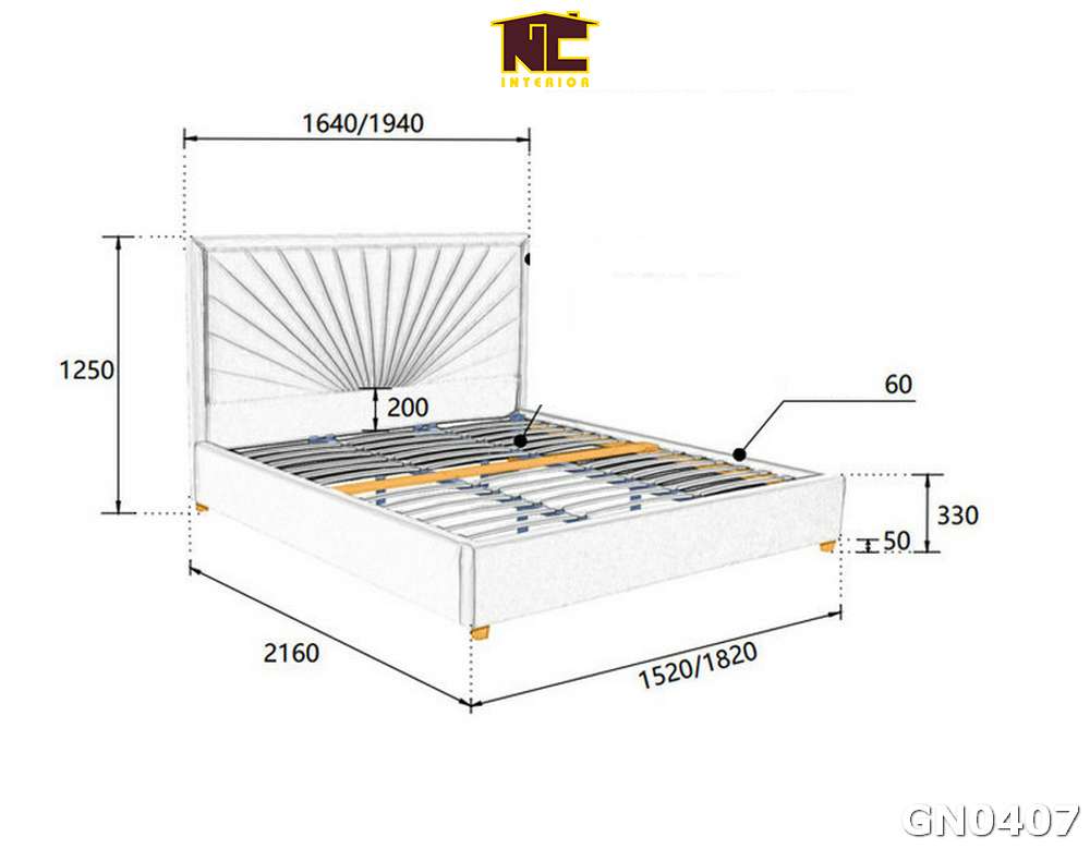 Giuong ngu phong cach My tan co dien GN0407 04