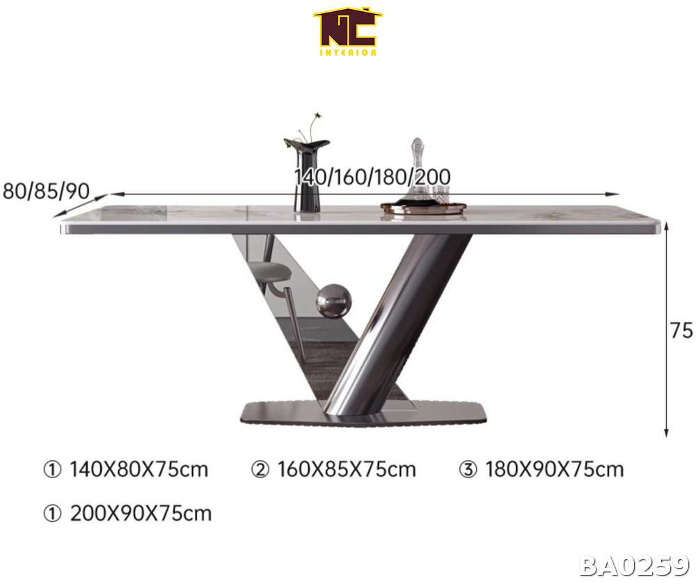 Ban an cao cap phong cach hien dai BA0259 03