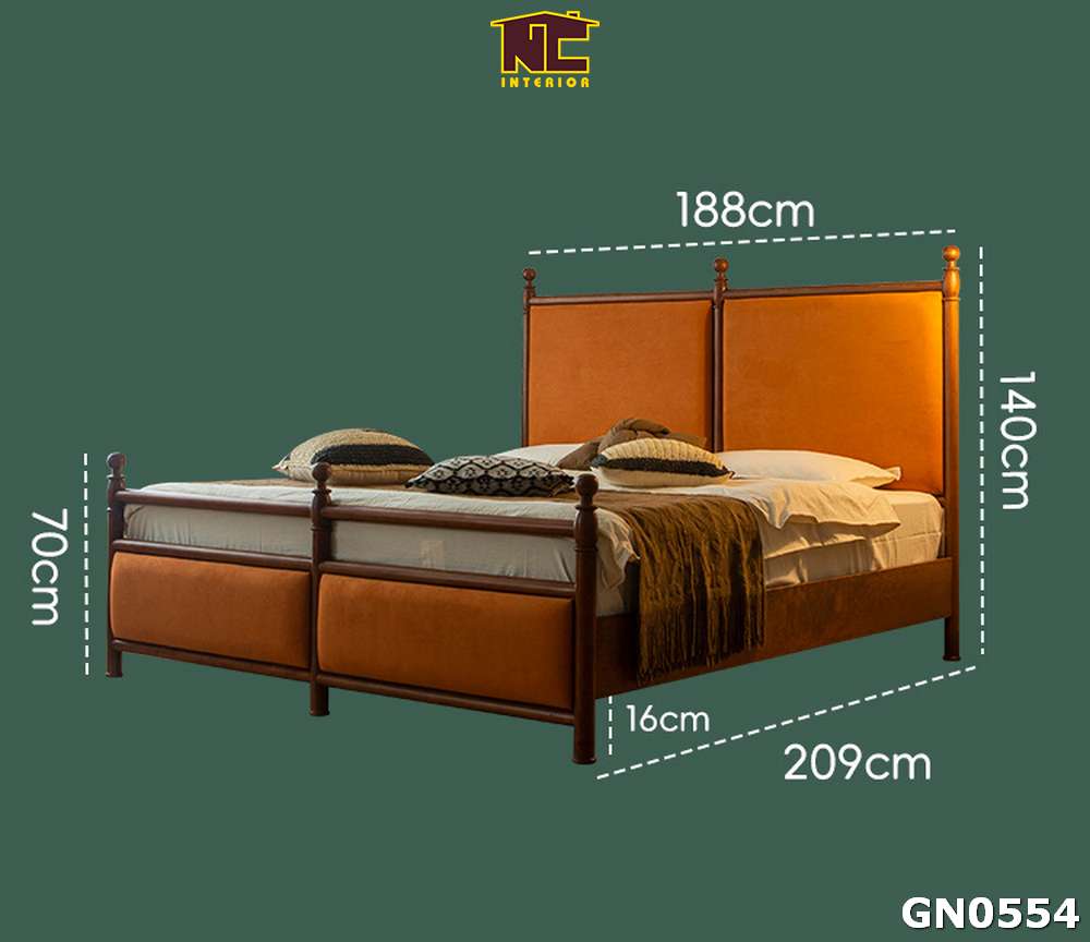 Giuong ngu phong cach My tan co dien GN0554 03