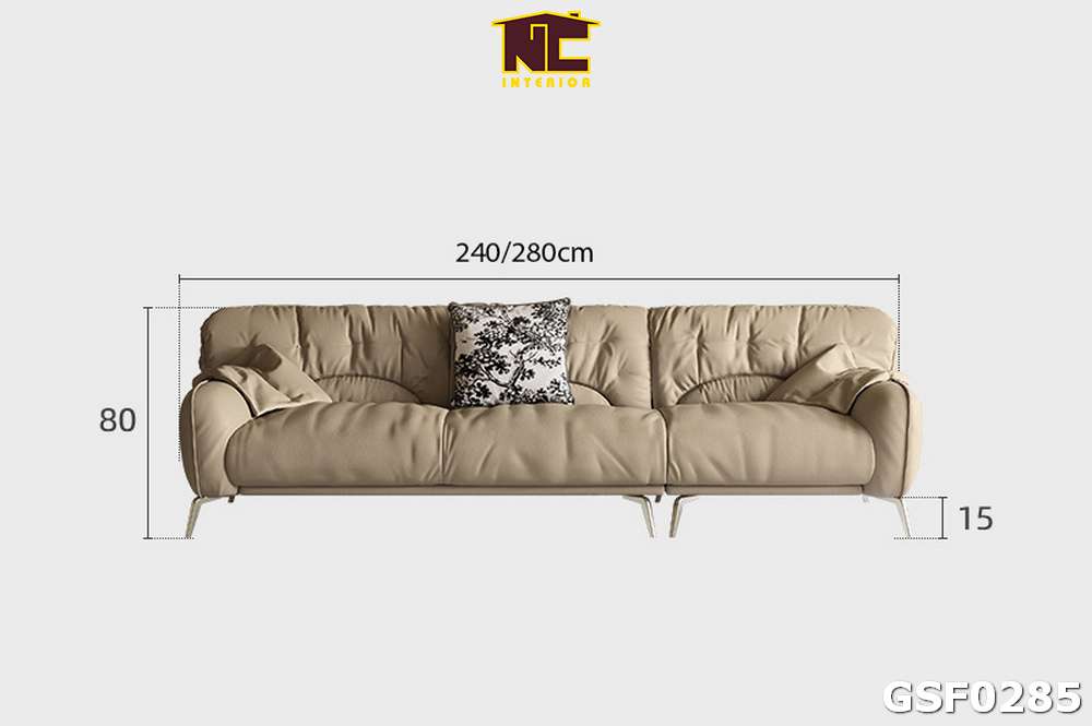 Kích thước của ghế sofa